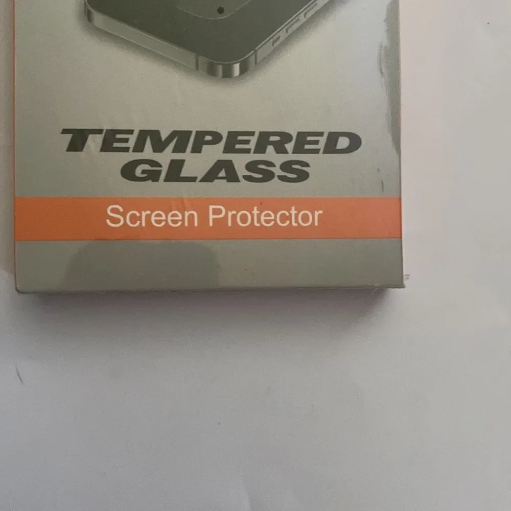 9H Hardness 6.1 clear tempered glass screen protector new 2 pack